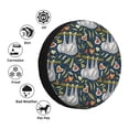 thumbnail image 4 of Naloa Cute Sloth PVC Leather Spare Tire Wheel Cover for Car Truck SUV Camper Trailer Universal Fit many size14 inch, 4 of 6