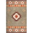 thumbnail image 4 of Rizzy Rugs Southwest Area Rug SU2008 Gray Blue Jagged Shapes 2' 6" x 8' Rectangle, 4 of 4