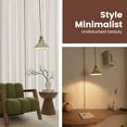 thumbnail image 3 of Oyisen Plug in Pendant Light, Silver Pendant Light Fixtures Two Ways Switch, Adjustable 13ft Light Cord Hanging Pendant Light for Kitchen Bedroom Restaurant 2 Pack, 3 of 7