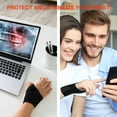thumbnail image 5 of LEEYNEER Carpal Tunnel Wrist Brace for Tendinitis and Arthritis One Hand Adjustable Compression Wrist Support Wrap with Pain Relief - Comfortable Lined Fits Both HandsB, 5 of 5