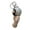 White, variant on Bear Shaped Keyring Fashion Accessory Compact Backpack Decoration For Bags Electronics Cases