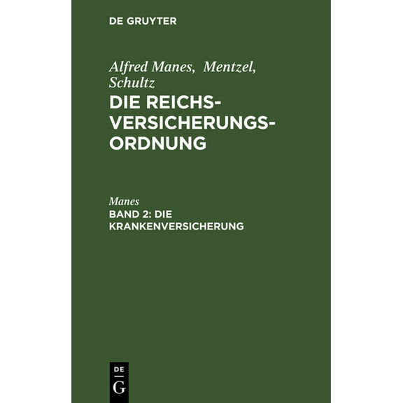 Die Krankenversicherung, (Hardcover)
