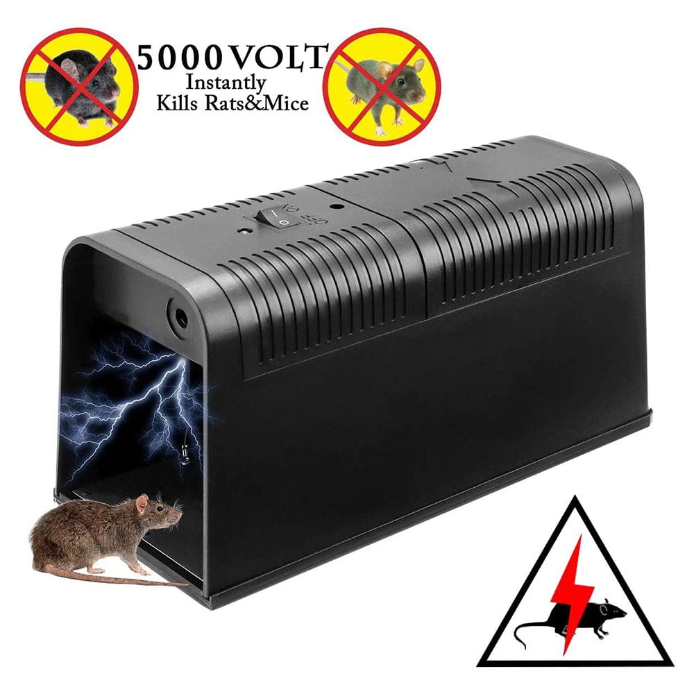 Powerful Electronic Rat Trap Electric Shock Mice Mouse Rodent Killer for Home 