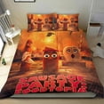 thumbnail image 1 of Sausage Party: Foodtopia Conjunto de sábanas temático, trío de piezas, cómodo y amigable con la piel, diseño único, regalo de decoración para el hogar para familiares, amigos y fans,173cm *218cm, 1 of 6