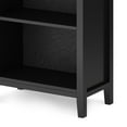 thumbnail image 5 of Simpli Home Artisan SOLID WOOD 72 inch x 26 inch Contemporary 5 Shelf Bookcase in Black, 5 of 9