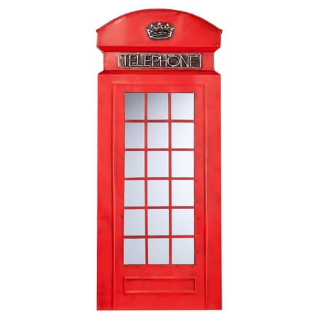 Southern Enterprises Edmond Phone Booth Wall Mirror - 15W x 36.25H in.