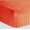 Orange, variant on Amay 800TC Organic Cotton Full Size Fitted Sheet ( 54X75 ) Fits Mattress Upto 12 -15 inches Orange Stripe