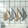 thumbnail image 3 of AuroraX Kitchen Towels with Hanging Loop Absorbent Cotton Thick Terry Cloth Dish Towels Quick Drying Decorative Soft Holiday Reusable Cleaning Dish Cloths for Dish Rags Drying Dishes, 3 of 3