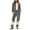 Gray-09, variant on REALiKUN Women's Color Block Fleece Sweatsuit, Long Sleeve Crewneck Tracksuit, Fuzzy Lounge Set with Pockets