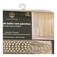 thumbnail image 4 of Cortina para Baño Home Trends 178 x 183 cm Texturizada Beige, 4 of 4