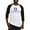 Black/White, variant on CafePress - Delta Tau Delta Purple Stacked Signature Baseball Jersey - Cotton Baseball Jersey, 3/4 Raglan Sleeve Shirt