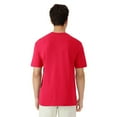 thumbnail image 5 of Gildan Men’s Light Cotton T-Shirt, Short Sleeve Crew Neck, Blank Modern Fit Tee, Red, 3XL, 6 Pack, 5 of 8