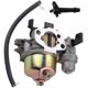 thumbnail image 3 of Motorbike Engines 1Pcs Metal Carburetor Carb + Fuel Pipe Gasket for Engine Carburetor GX160 GX168F GX200 5.5HP 6.5HP Motorcycle Carburetor, 3 of 5