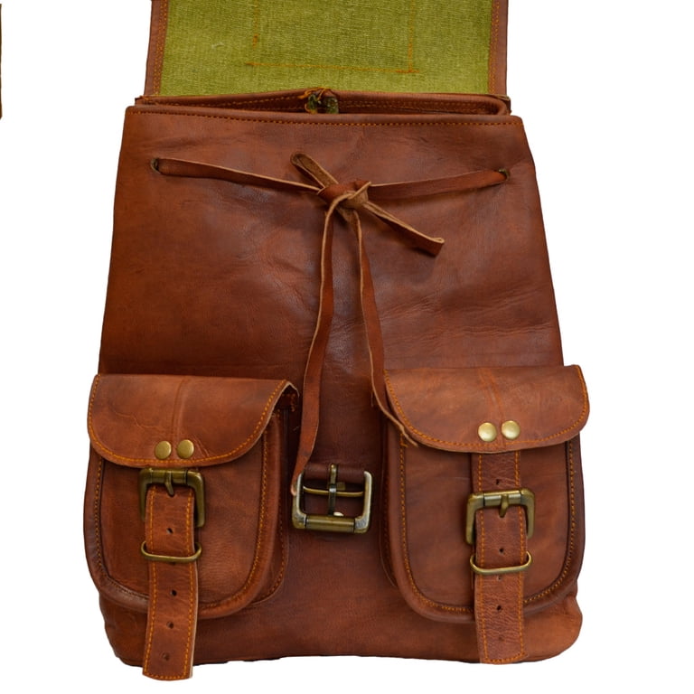 amerileather leather backpack purse Amerileather Joreah Leather Backpack, Black main image 1