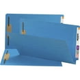 thumbnail image 2 of Smead 28040 Two-Inch Capacity Fastener Folders, Straight Tab, Legal, Blue, 50/Box, 2 of 2