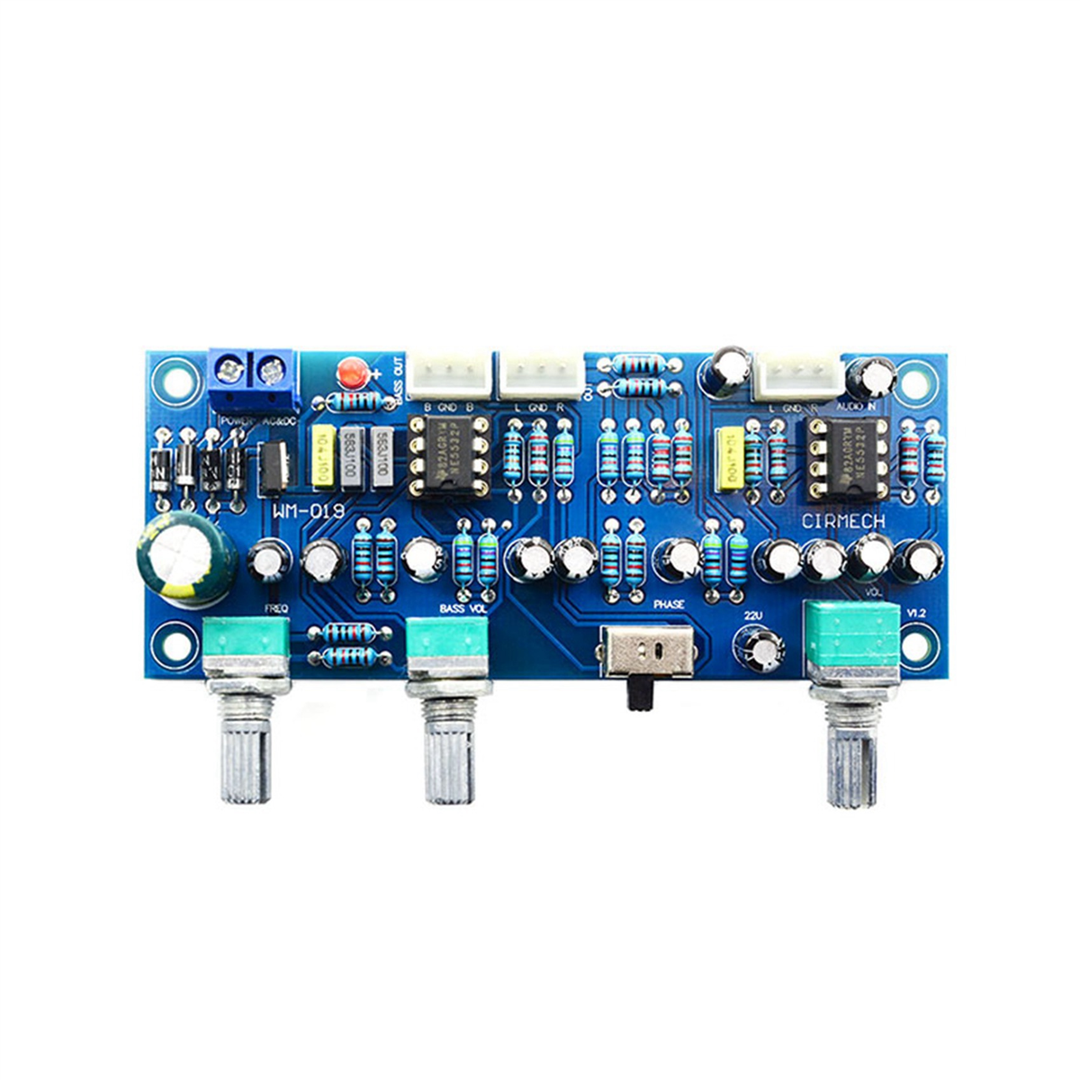 3X 2.1 Channel Subwoofer Preamp Board Low Pass Filter Pre-Amp Amplifier Board Ne5532 Low Pass Filter Preamplifier