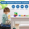 thumbnail image 4 of Asiento Booster Dznils para Mesa de Comedor con Hebillas de Seguridad Fondo Antideslizante Azul Marino, 4 of 10