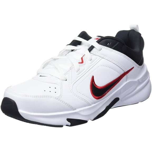 Nike Men's Sneaker, White Black University Red Dark, 14