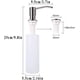 thumbnail image 3 of Distributeur Savon pour évier, Distributeur Savon en Acier Inoxydable, 300ml Argent Distributeur Savon en Acier Inoxydable pour Accessoires Lavabo, Accessoires Cuisine, 3 of 5
