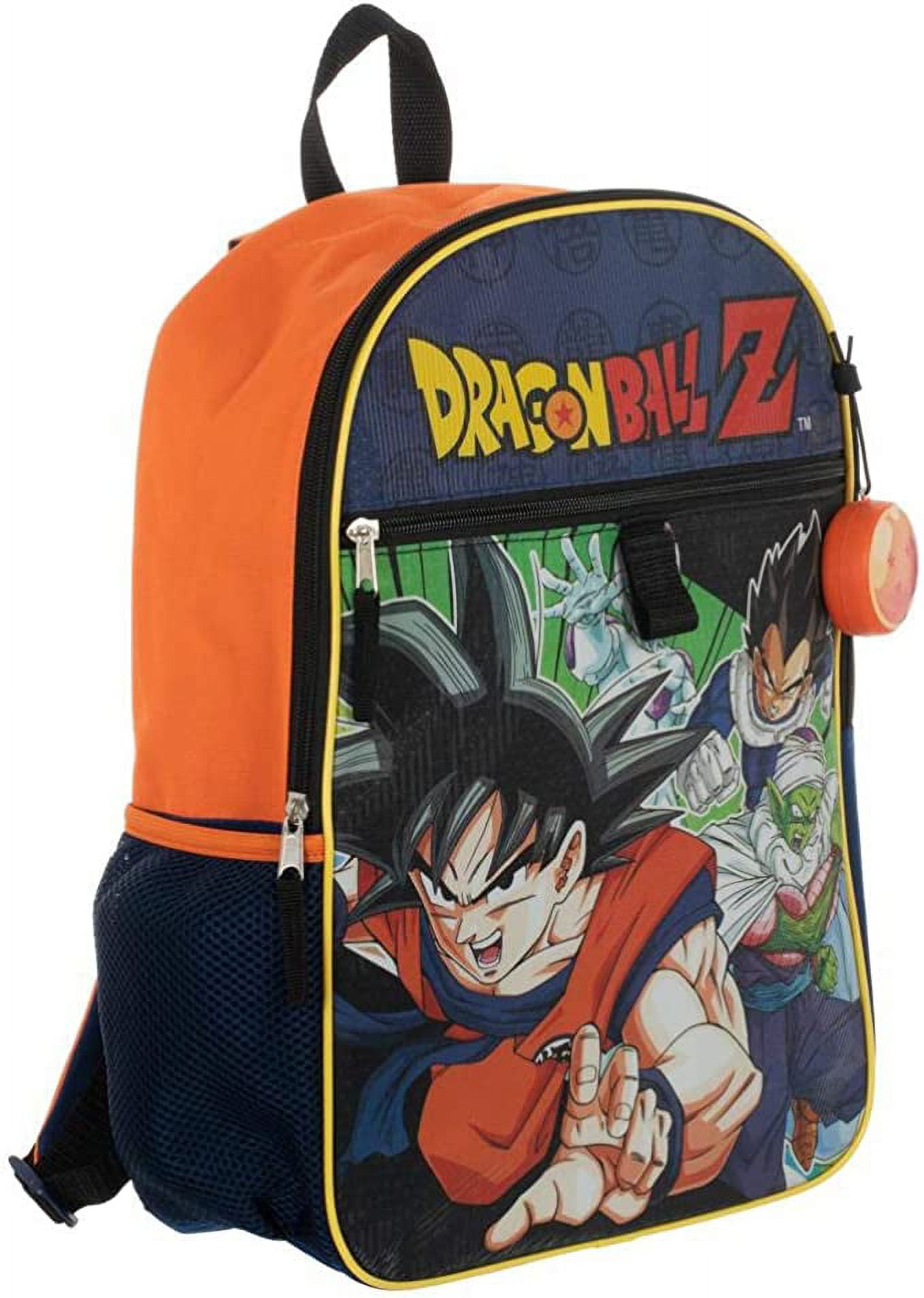 Dragon Ball Z Boys' 17 Backpack with Lunchbox 5-Piece Set