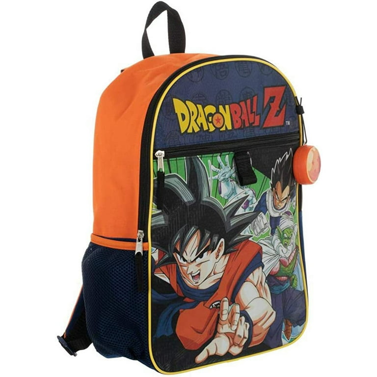 Dragon Ball Z kids Backpack Set 4-Piece School Supplies Combo