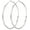 Silver-40MM, variant on Sterling Silver Hoop Earrings Large Silver Hoop Earrings for Women Lightweight Big Hoops Earring Hypoallergenic Thin Hoops Earring for Women 30/40/50/60/65/70MM
