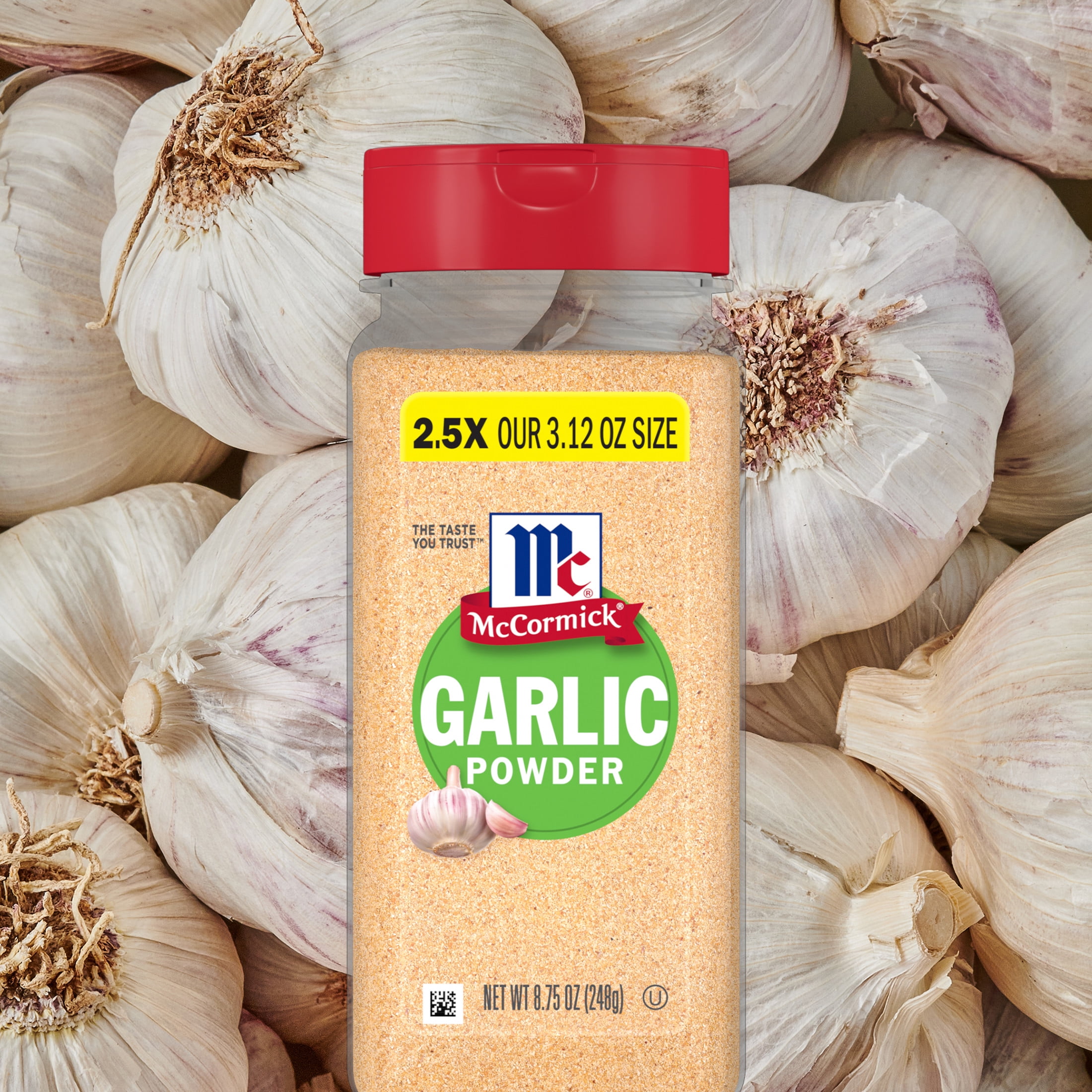 McCormick Kosher Garlic Powder, 8.75 oz Bottle