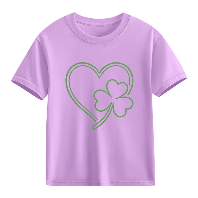hengsof Chemises pour Enfants T-Shirts Graphiques à Manches Courtes Hauts Décontractés Quotidiens