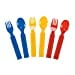 thumbnail image 3 of Brick Party Fork & Spoon Utensils Silverware Set - 16 pieces- Brick and Building Block Birthday Party Supplies, 3 of 3