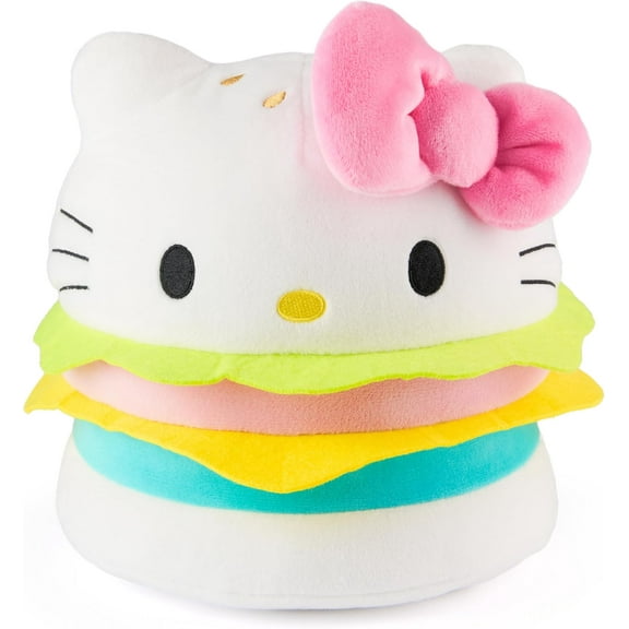 Gund Sanrio Official Hello Kitty Hamburger Plush, Collectible Plush Toy