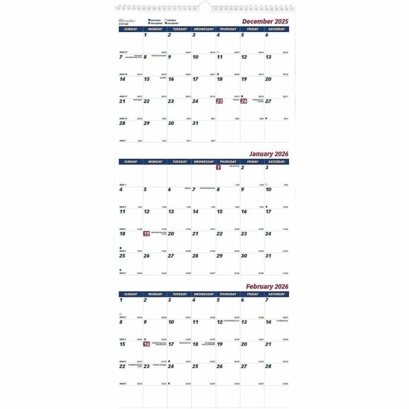 Brownline Calendar C171128