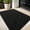 Black, variant on PABUBE Outdoor Door Mat Non Slip Backing Doormat,Low Profile Doormat Entry Rug, Outside Floor Mat for Entryway, Black, 24" x 36"