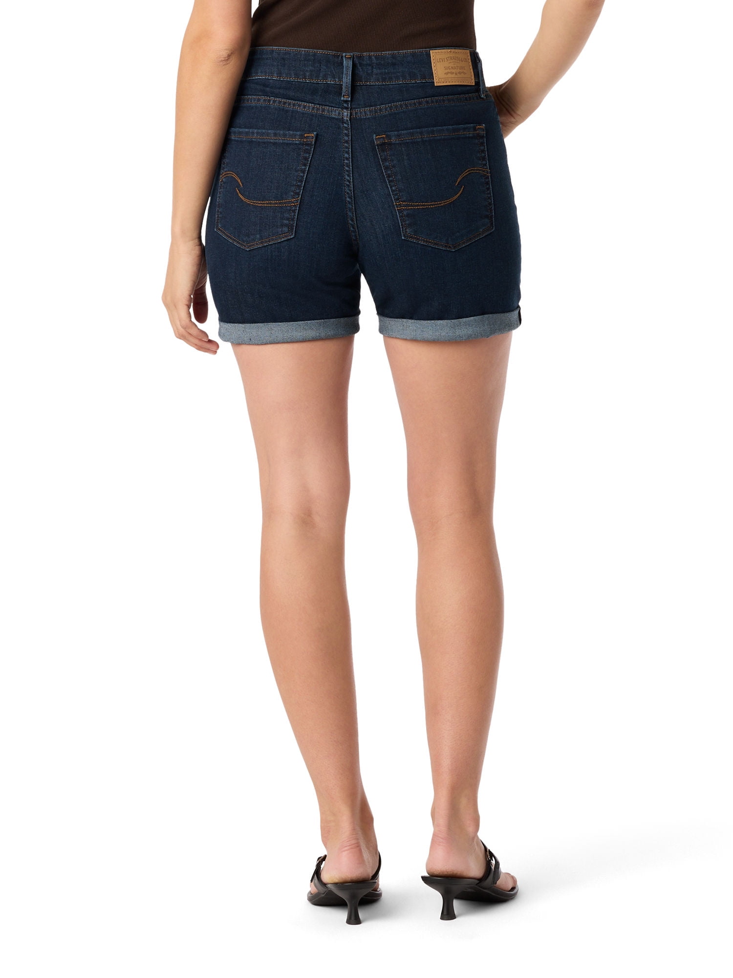 Levi Strauss Signature Women's and Women's Plus Mid Rise 5" Shorts, Sizes 2-18