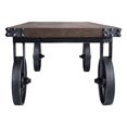 thumbnail image 4 of Table Basse Industrielle Trego en Plateau Industriel Gris et Pin, 4 of 5