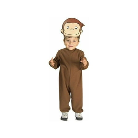 Infant Curious George Costume Rubies 885403, 6-18mo