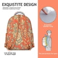 thumbnail image 5 of Decorative Paisley Print Ergonomic Backpack - Breathable & Comfortable, 5 of 5