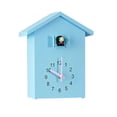 thumbnail image 1 of Reloj De Pared De Cuco Voces De Pájaros Naturales Reloj De Péndulo Con Casa De Pájaros Para Arte De Pared Hogar Sala De Estar Cocina Oficina Decoración Verde Blanco Azul Methold HA027977-01, 1 of 6