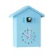 thumbnail image 1 of Reloj De Pared De Cuco Voces De Pájaros Naturales Reloj De Péndulo Con Casa De Pájaros Para Arte De Pared Hogar Sala De Estar Cocina Oficina Decoración Verde Blanco Azul Noticed HA027977-01, 1 of 6