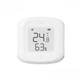 thumbnail image 1 of Sensor Inteligente de Temperatura y Humedad Tuya - Monitor Wifi Inalámbrico con Pantalla LCD, Alarma Personalizada y Control Remoto para Ambientes Confortables, 1 of 7
