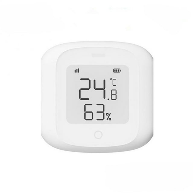 Sensor Inalámbrico de Temperatura y Humedad Tuya con Pantalla LCD - Detector Inteligente para Monitoreo Remoto de Climas, Compatible con WiFi y ZigBee, Ideal para Hogar y Invernaderos