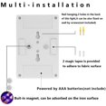 thumbnail image 5 of Led Switch Battery Lights, Led Night Light Switch, Switch Light Battery Operated, Battery Powered Lights Switch, Closet Lights, Stick On Light (4pack-White), 5 of 5