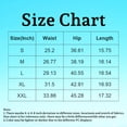 thumbnail image 4 of Women's Boho Printed Shorts High Waist Elastic Drawstring Flowy Casual Summer Outfit Loose Fit Wide Leg Lounge Beach Vacation Festival Streetwear Hot Pink S, 4 of 7