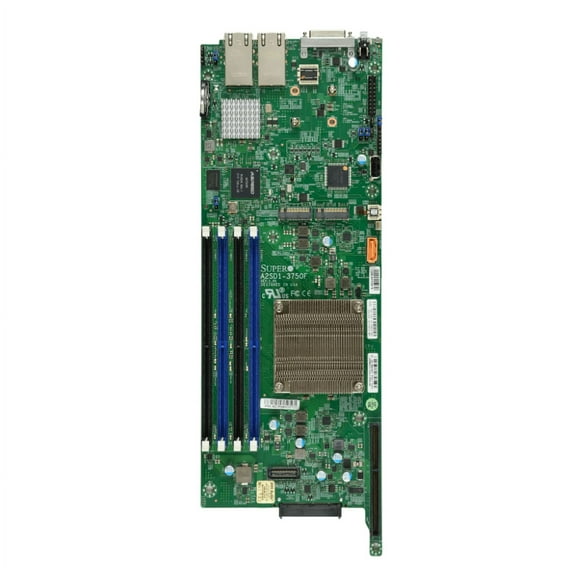 Supermicro A2SD1-3750F Motherboard Intel Atom, Single Socket FCBGA-1310 supported, DDR4, Proprietary