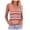 Pink, variant on VNKIDY Womens V Neck Color Block Striped Tank Top Sleeveless Casual Loose Fit Breathable Top For Summer Casual Daily Wear White XXXXXL