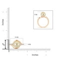 thumbnail image 4 of ANGARA Solitaire Golden South Sea Cultured Pearl Bypass Ring with Diamonds in 14K Rose Gold for Women | June Birthstone, Birthday, Anniversary, Jewelry Gift for Women | Pearl Ring, 4 of 8