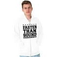 thumbnail image 5 of US Air Force USAF Faster Than Sound Zip Up Hoodie Men's Women's Brisco Brands X, 5 of 6