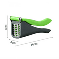 thumbnail image 4 of Huayishang Garlic Press Manual Garlic Press Household Potato Masher Garlic Press Labor-Saving Garlic Press Cross-Border Amazon Kitchen Gadgets, Kitchen Essentials Clearance Sale Green, 4 of 4