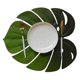 thumbnail image 5 of 8 Uds manteles individuales de hojas tropicales hojas artificiales de Eva Monstera hoja de palma, compatible con decoraciones de mesa de boda, 5 of 5
