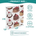 thumbnail image 3 of FORMRS 3 Ring Binder with Pockets 1.5" D-Rings Clip Board 200 Sheets Capacity, White Chocolate Cakes, 3 of 8