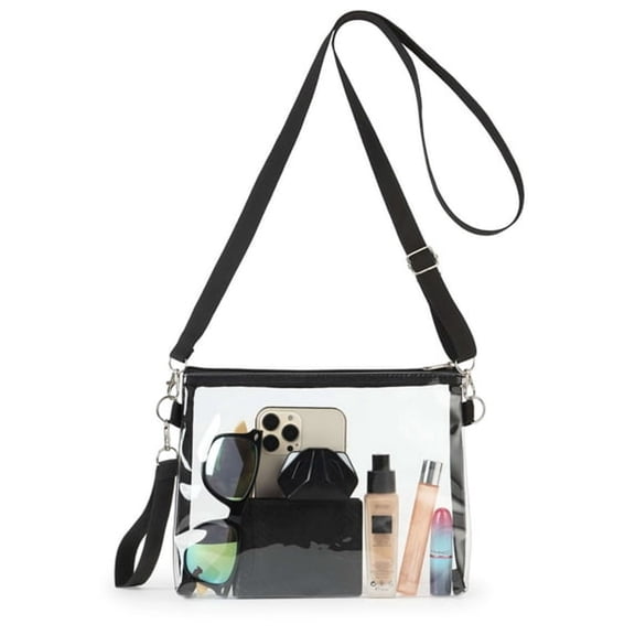 GASTROPOD Clear Crossbody Purse Bag Stadium Approved Clear Tote Bag for Concerts Sports Events Festivals